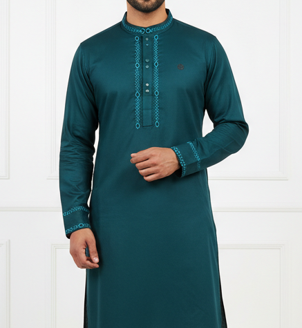 শাটিন কটন  6 বাটন