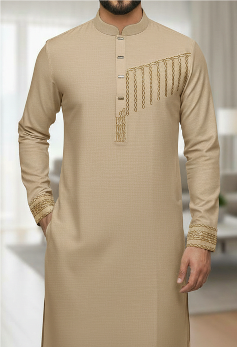 ▪️প্রিমিয়াম ফ্লাট এম্বোটারি পাঞ্জাবী CODE-2240