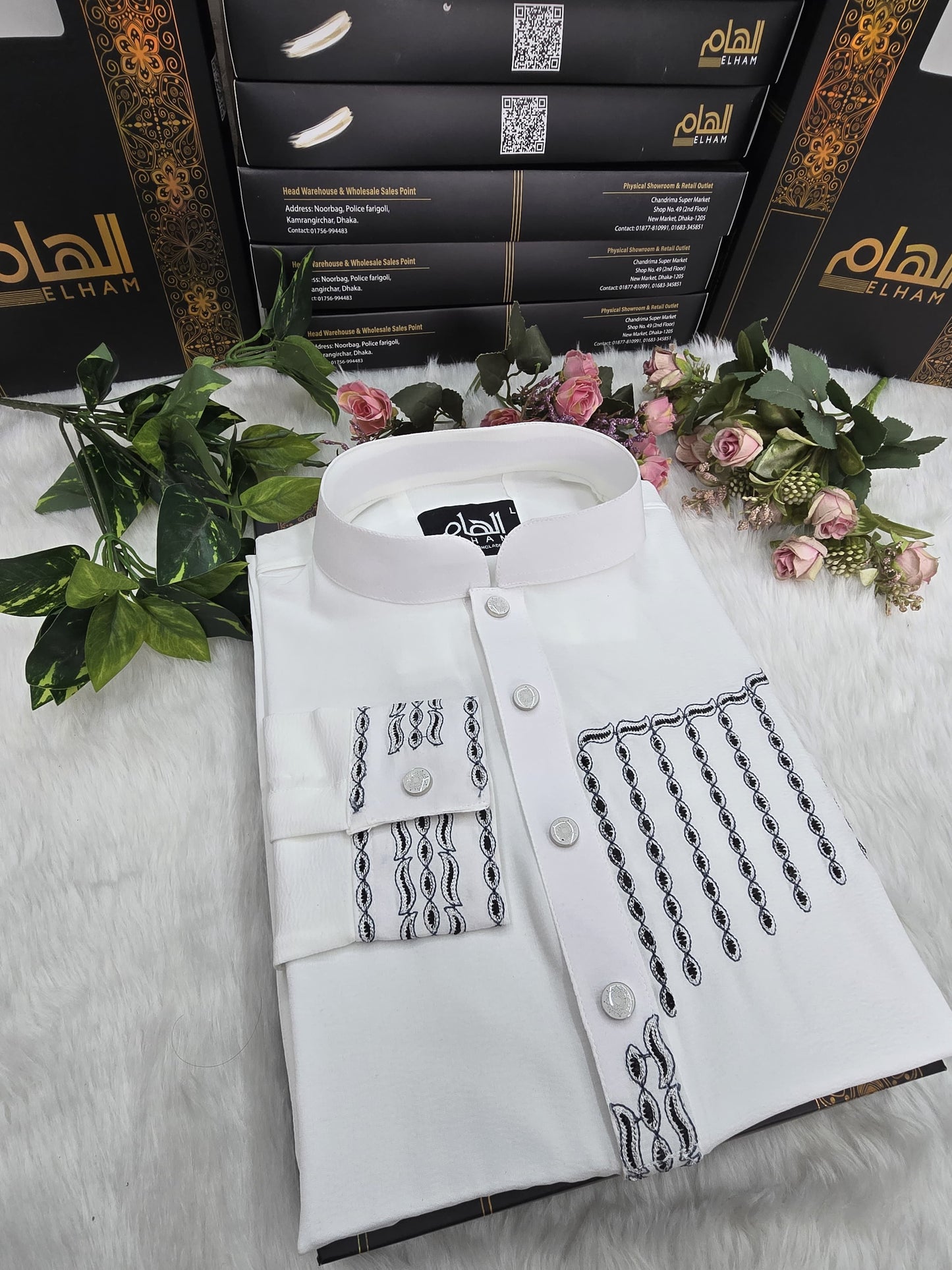 ▪️প্রিমিয়াম ফ্লাট এম্বোটারি পাঞ্জাবী CODE-2250